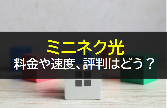 ミニネク光の口コミや評判は？